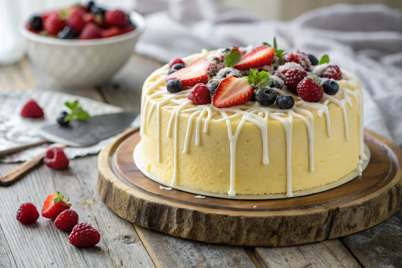 white chocolate in gluten free yellow cake recipe