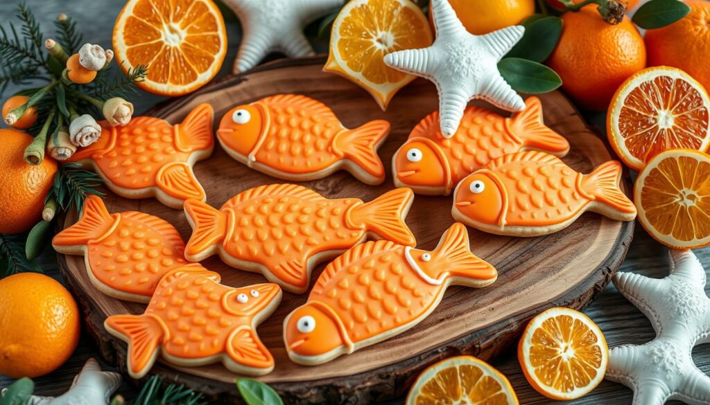 Orange Fish Cookies Recipe