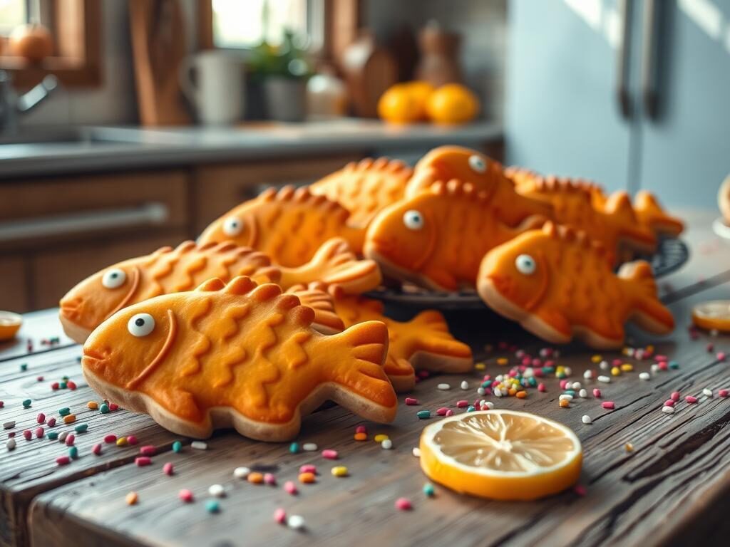 Orange Fish Cookies Recipe