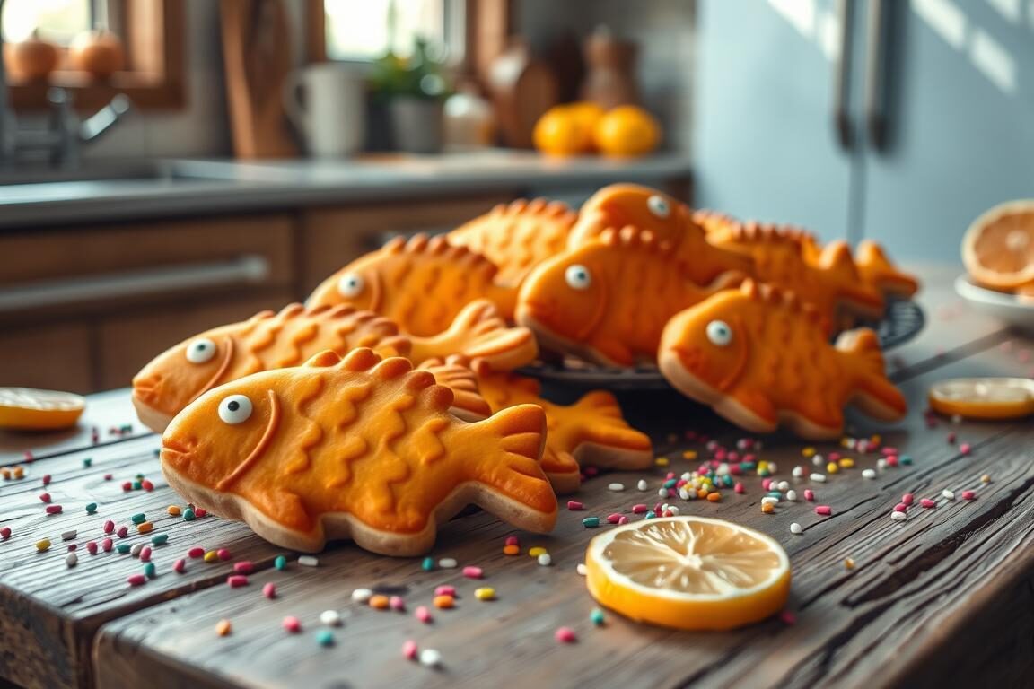 Orange Fish Cookies Recipe