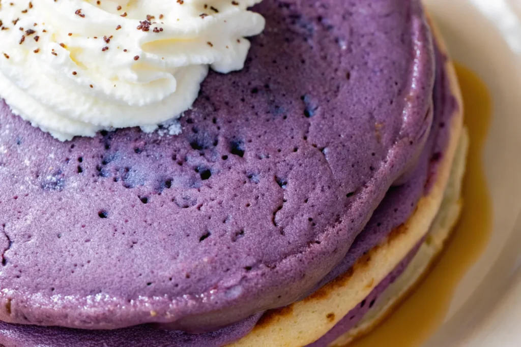 Taro Flavored Pancake Recipe