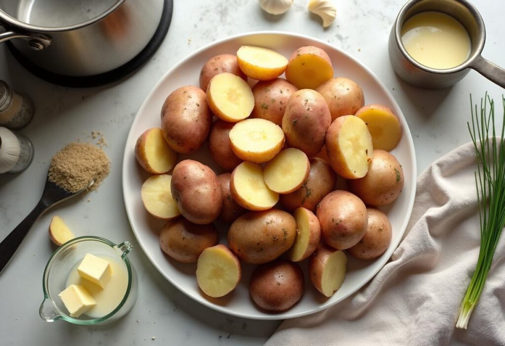 ingredient for mashed red potatoes